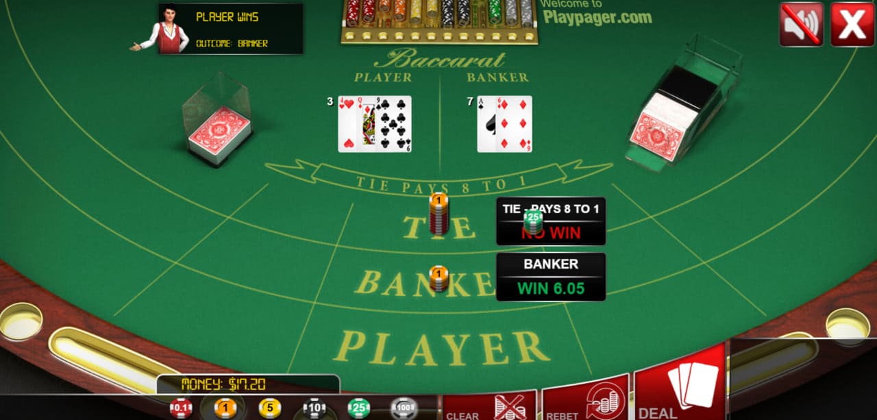 Baccarat jogo de casino online no Brasil