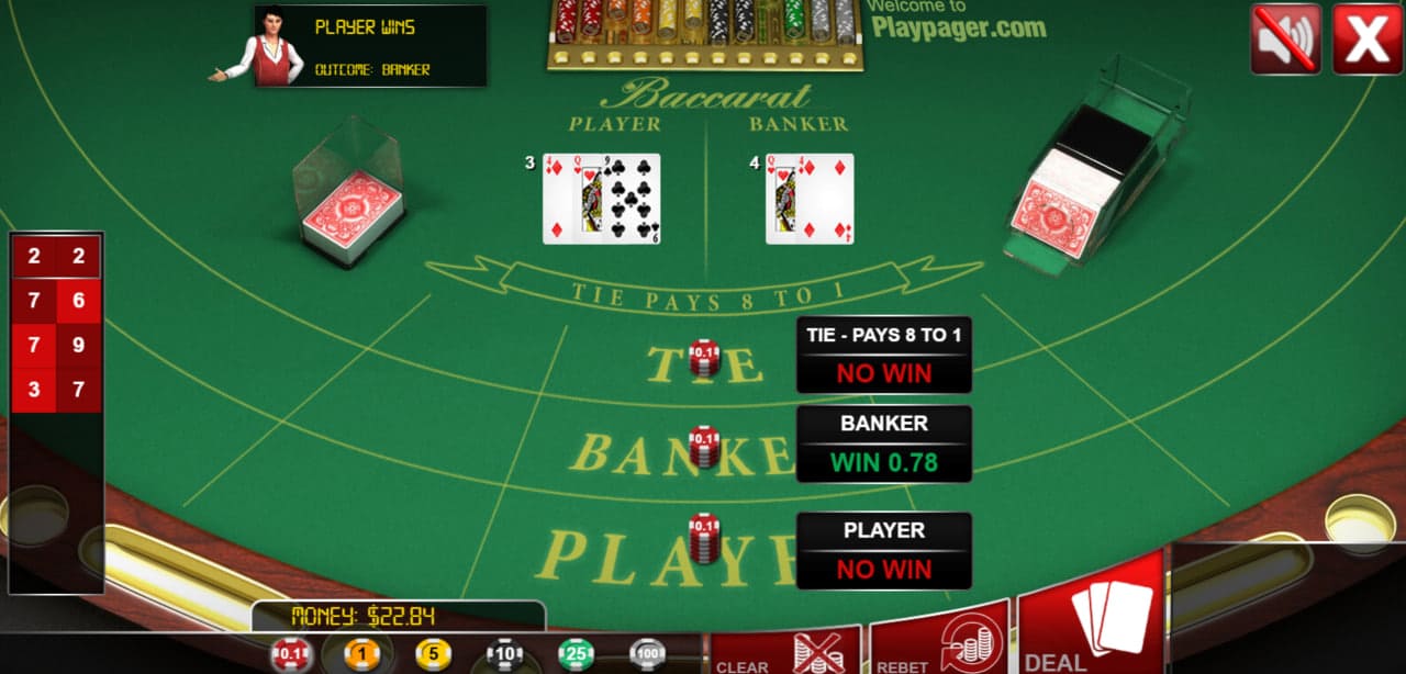 Baccarat jogo de casino online no Brasil